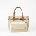 Women's 3-Piece Handbag Set – Handbag, Pouch, Clutch & Long Strap